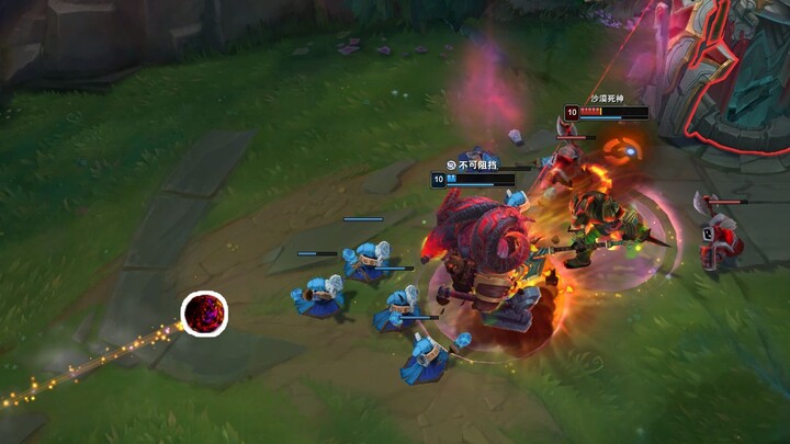This shot killed two top laners.