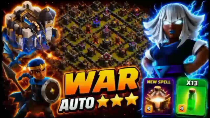 ATTACK EASY DENGAN TROOP TITANS ELETRO + JAWARA ROYAL ,,WAJIB NIH DICOBA