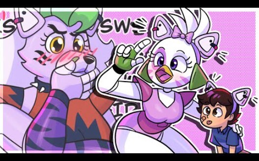 [Chinese subtitles] Chica & Gregory found a pair of Roxy ears (FNAF Security Breach animation)