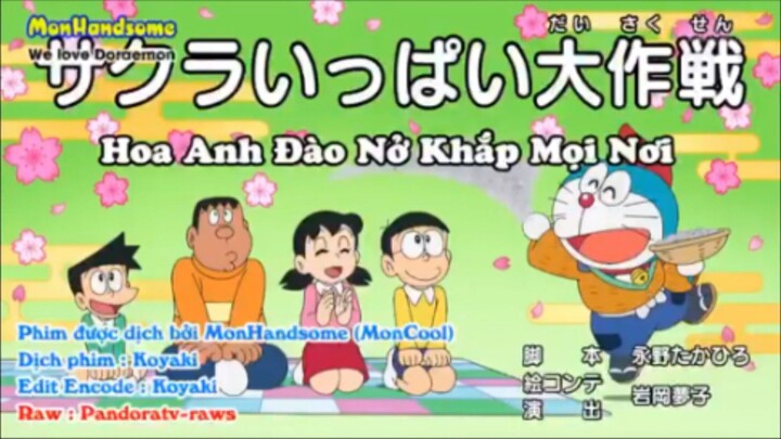 Doraemon vietsub - Hoa anh đào nở khắp mọi nơi & Hồ sơ bản thân tự biện