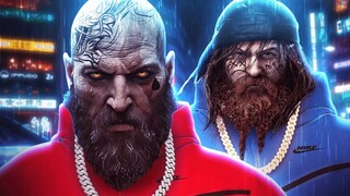 Kratos & Thor Run The Streets Of Ragnarok