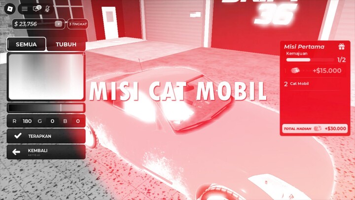 Misi Cat Mobil Roblox