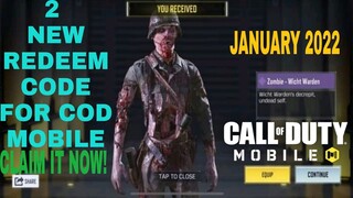 *January 2022* Call Of Duty Mobile New Redeem Code | Cod Mobile Redeem Code Garena