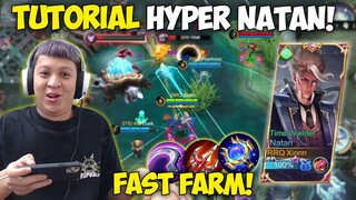 TUTORIAL HYPER NATAN FULL GAMEPLAY NO CUT !! FAST FARM, BUILD & WAR !!