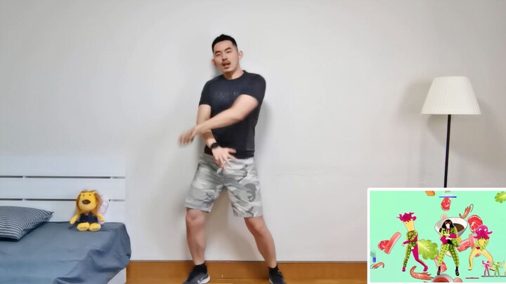 Katanya mau menari dengan gaya keren, tapi tidak bisa menahan diri dan akhirnya..... tarian penuh se