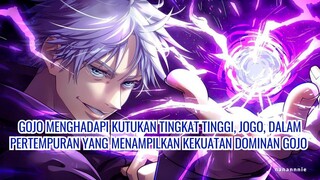 Gojo menghadapi kutukan tingkat tinggi dalam pertempuran yang menampilkan kekuatan dominan