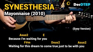Synesthesia - Mayonnaise (2010) Easy Guitar Chords Tutorial with Lyrics Part 4 SHORTS
