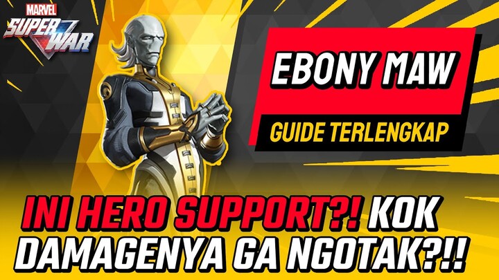 EBONY MAW! ANDALAN SUPREME DOMINATOR!! GILE, KUAT DI LANE MANAPUN! TOP DMG SUPPORT MARVEL SUPERWAR