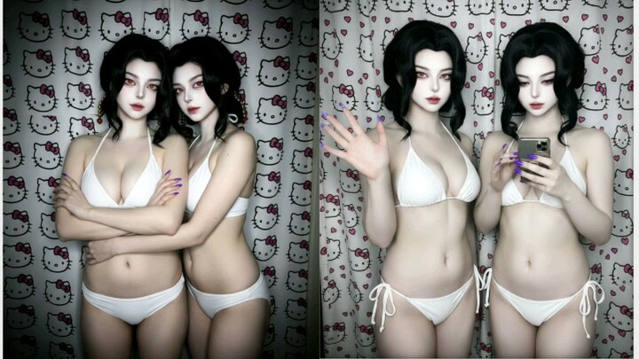 2 Muzan Female Cos Bikini ❤️‍🔥