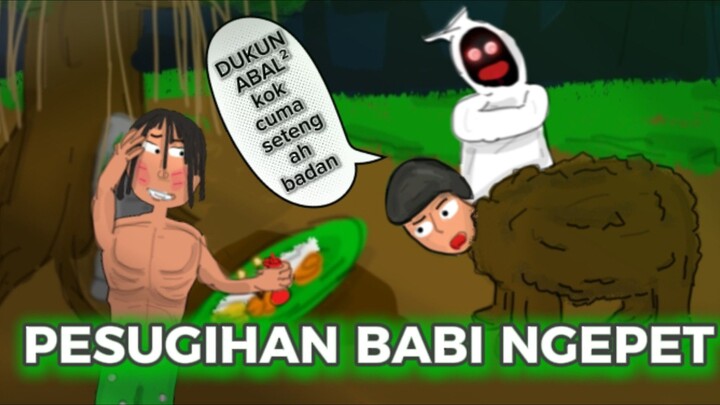 pesugihan babi ngepet ANIMASI LUCU