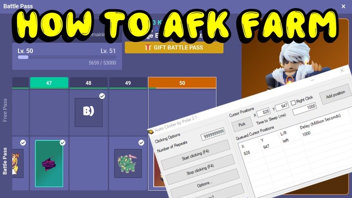 How To AFK Farm In Roblox Bedwars