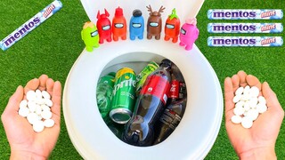 Coca Cola, Different Fanta, Among us, Pepsi - Sprite and Mentos in underground Toilet