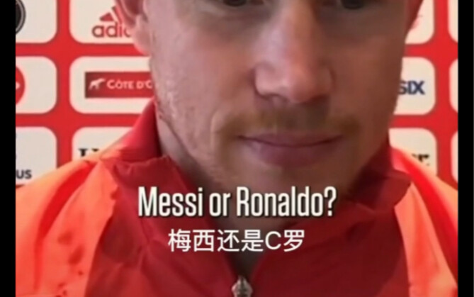 [De Bruyne] Messi or Ronaldo?