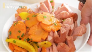 PHỞ TRỘN XÚC XÍCH TƯƠNG HÀN QUỐC _ ĐẠI CHIẾN XÚC XÍCH