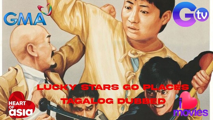 LUCKY STARS GO PLACES TAGALOG DUBBED HONG KONG ACTION COMEDY MOVIE SAMMO HUNG, ANDY LAU CUT VERSION