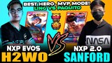 H2WO LING vs. SANFORD PAQUITO! [MVP BATTLE] | NXP EVOS vs NXP 2.0 ~ MOBILE LEGENDS