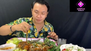 Ăn và thưởng thức cá lóc chiên giòn sốt mắm me phần 11 #anngon