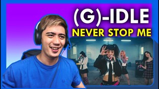 (G)-IDLE 'NEVER STOP ME' LIVE CLIP REACTION