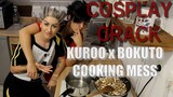 Kuroo/Bokuto COSPLAY CRACK - Cooking and chaos