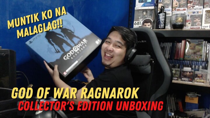 MUNTIK KO NA MALAGLAG! | God of War Ragnarok: Collector's Edition Unboxing