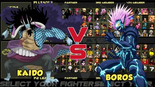 Kaido VS Boros - Full Fight (Mugen) Battle of The Monsters