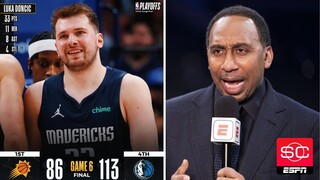 "Luka Doncic is the Playoffs MVP!" ESPN react to Mavericks cruise past Suns 113-86 to force Game 7