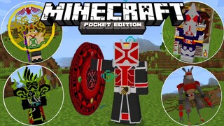 แจก+รีวิวแอดออนมาสไรเดอร์โครตเจ๋ง!!มีเอฟเฟคเสียงแปลงร่างสมจริง Minecraft pe 1.18.31 Kamen rider