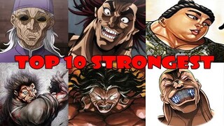 TOP 10 STRONGEST BAKI CHARACTERS 2020