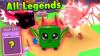 Got All Legendary pets & Tier 150 Reward in Roblox Bubble Gum Simulator