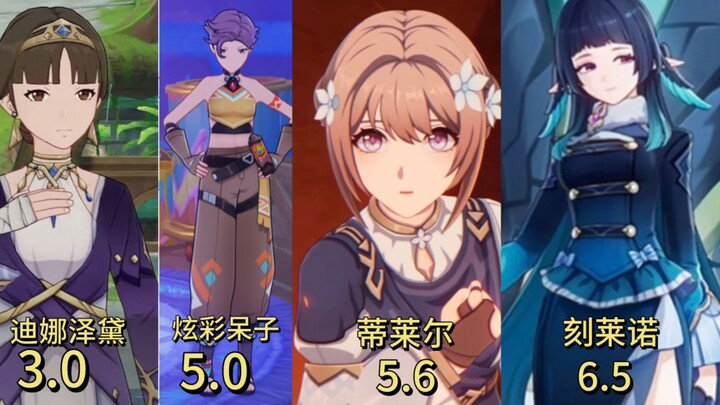 Kids, this is how the NPCs in Genshin Impact have changed over the past four years—the character mod