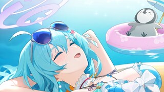 |･ω･`) Do you really want to see me in a swimsuit? Okay...