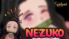 Terlalu Banyak Gula!!! Nezuko Kawaii BGT | Speedpaint
