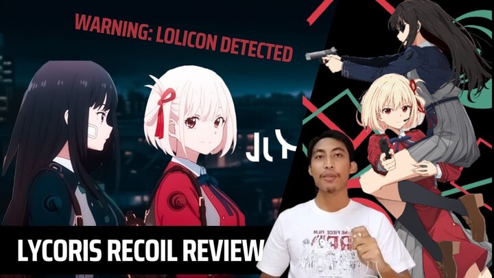 cute anime girl but a killer??? | review anime lycoris recoil #anime #trending #animegirl