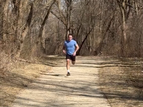 How a 100-meter sprint looks at different ages