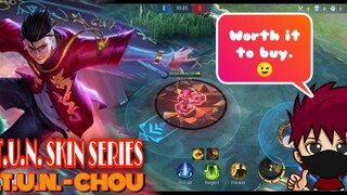 S.T.U.N. - CHOU SKIN IS WORTH TO BUY? 😮🤯 | S.T.U.N. SKIN SERIES | MOBILE LEGENDS