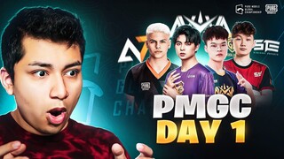 ROLEX REACTS to PMGC FINALS DAY 1 (BEST MOMENTS) | PUBG MOBILE