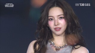 【4K60 frames】aespa - Whiplash(250427 SBS UHD Inkigayo UNICON in TOKYO DOME)