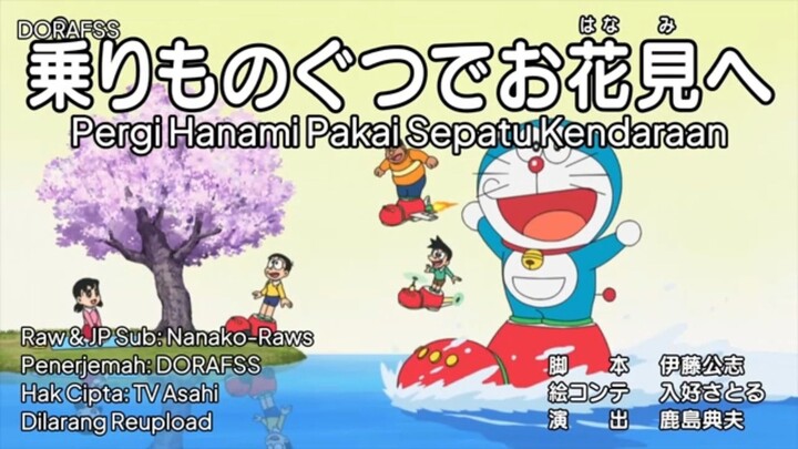 Doraemon sub indo terbaharu pergi Hanami pakai sepatu kendaraan