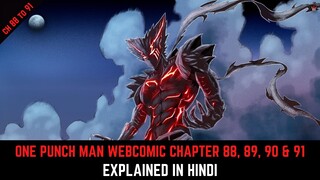 OPM Web Comic Chapter 88, 89, 90 and 91 Explained in Hindi