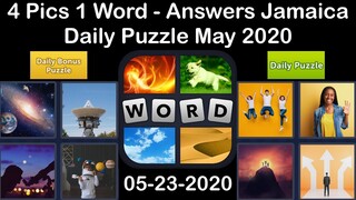 4 Pics 1 Word - Jamaica - 23 May 2020 - Daily Puzzle + Daily Bonus Puzzle - Answer - Walkthrough