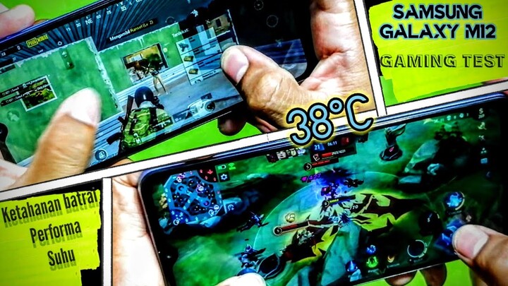 Samsung Galaxy M12 | Gaming Test PUBG & Mobile Legend