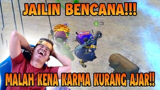 JAILIN BENCANA?!, MALAH KENA KARMA DI RUSH SATU KAMPUNG NGAHA!!! | PUBG Mobile