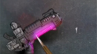 [elminiaturista] Tutorial Melukis Penjaga Gagak Laut Luar Angkasa Warhammer 40K