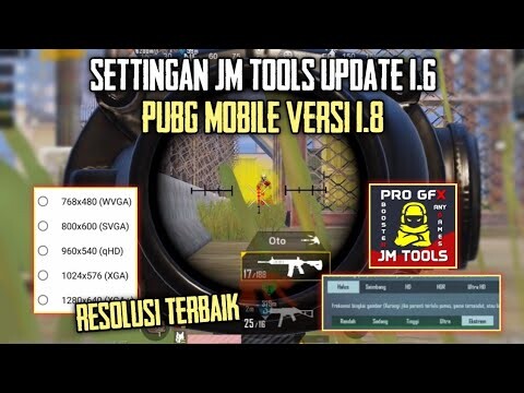 CARA SETTING JM TOOLS 1.6.0 STABLE PUBG MOBILE VERSI 1.8 SMOOTH EXTREME