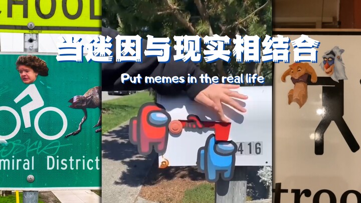 Đưa MEME vào đời thực, trí tưởng tượng bay xa