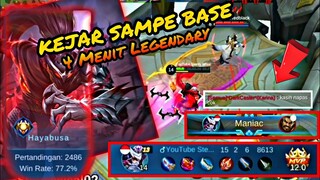 Stenly Hayabusa 4 Menit LEGENDARY Kejar Top Global Hayabusa ! Mobile Legends !