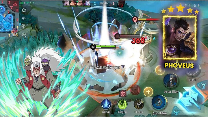 Fix Ini Skin Mod Jiraiya Paling Keren Setelah Di Update, Phoveus Full Senyum!
