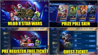 PRIZE POOL DAN QUEST EVENT MLBB X STARWARS FASE 3 | PANEN SKIN EPIC LIMIT DAN TIKET DRAW GRATIS!