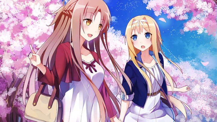 Kirito: I absolutely cannot wake up at this time (Alice & Asuna)
