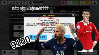 Trải nghiệm phiên bản cập nhật mới của Dream league soccer 2022 ( 9100) có gì mới ???